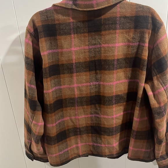 Women’s Brown Flannel Jacket - Picture 5 of 7